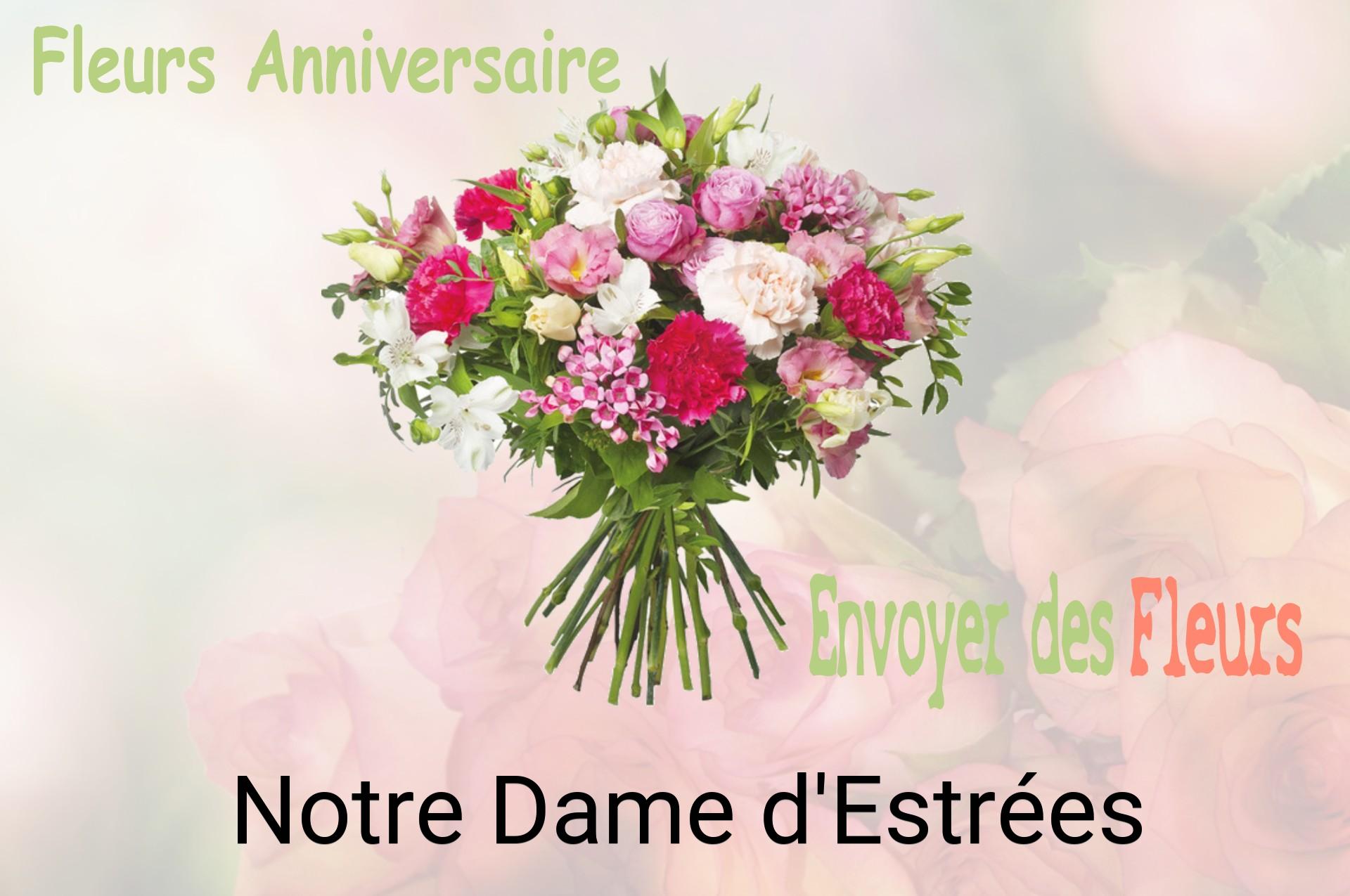 Bouquet de fleurs d’anniversaire livré à Notre-Dame-d'Estrées